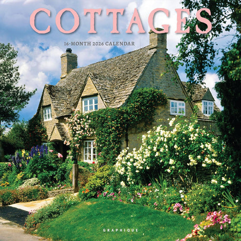2026 COTTAGES 12X12 WALL CALENDAR